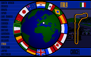 Nigel Mansell's World Championship Racing screenshot 4 for Sega Mega Drive